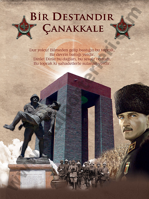  18 Mart Çanakkale Zaferi ve Şehitleri Anma Günü Brandası