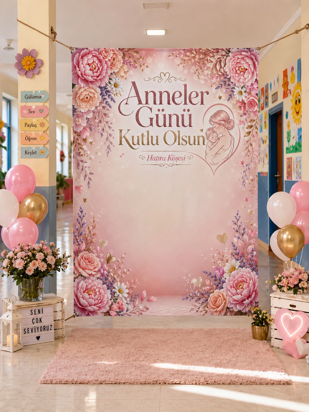 Anneler Günü Hatıra Branda