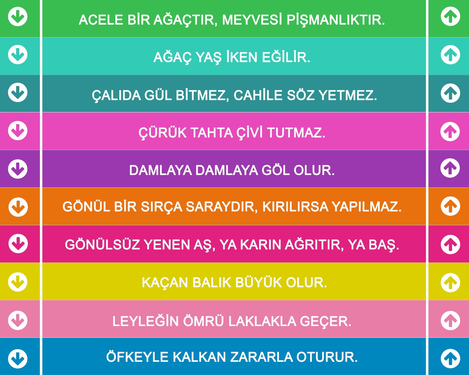 Değerli Sözler Merdiven Yazısı