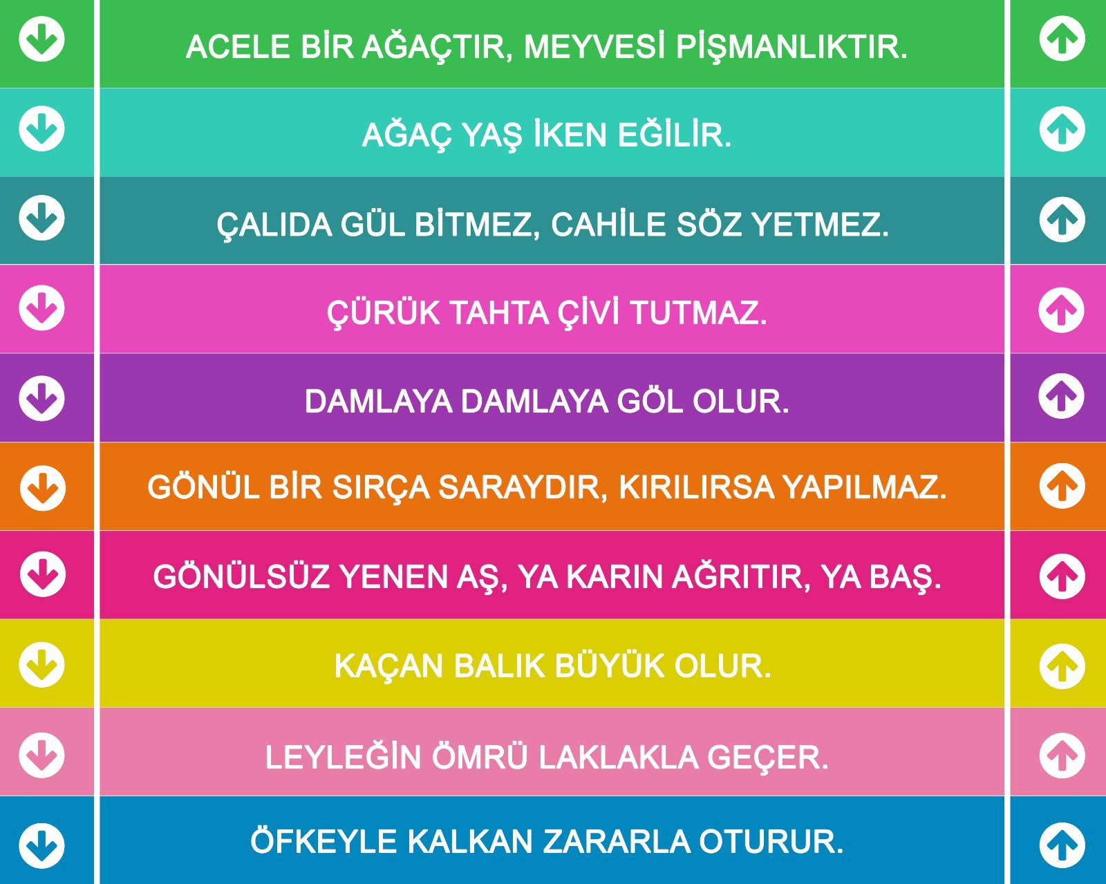 Değerli Sözler Merdiven Yazısı