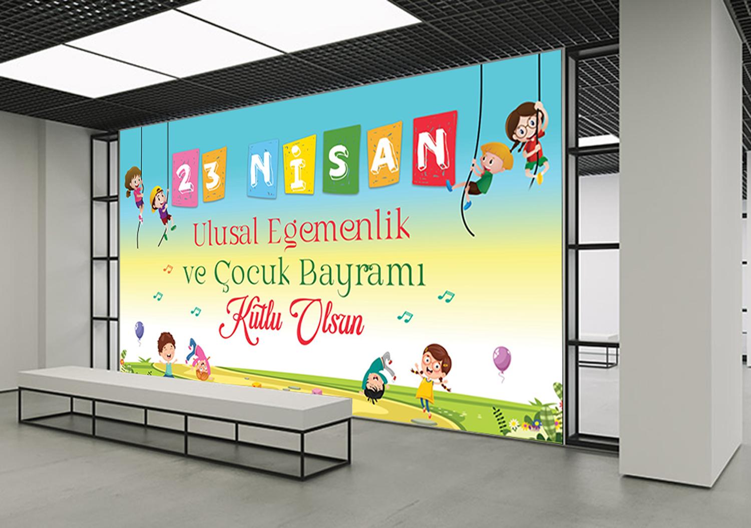 23 Nisan Okul Posteri - 2