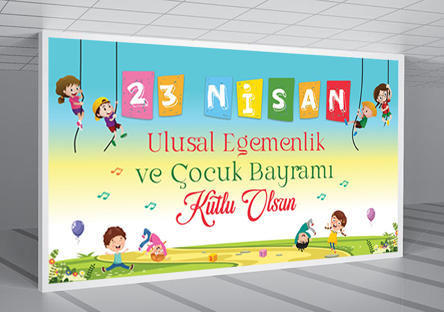 23 Nisan Okul Posteri - 2