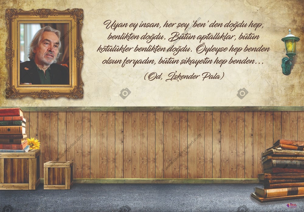 İskender Pala Edebiyat Posteri