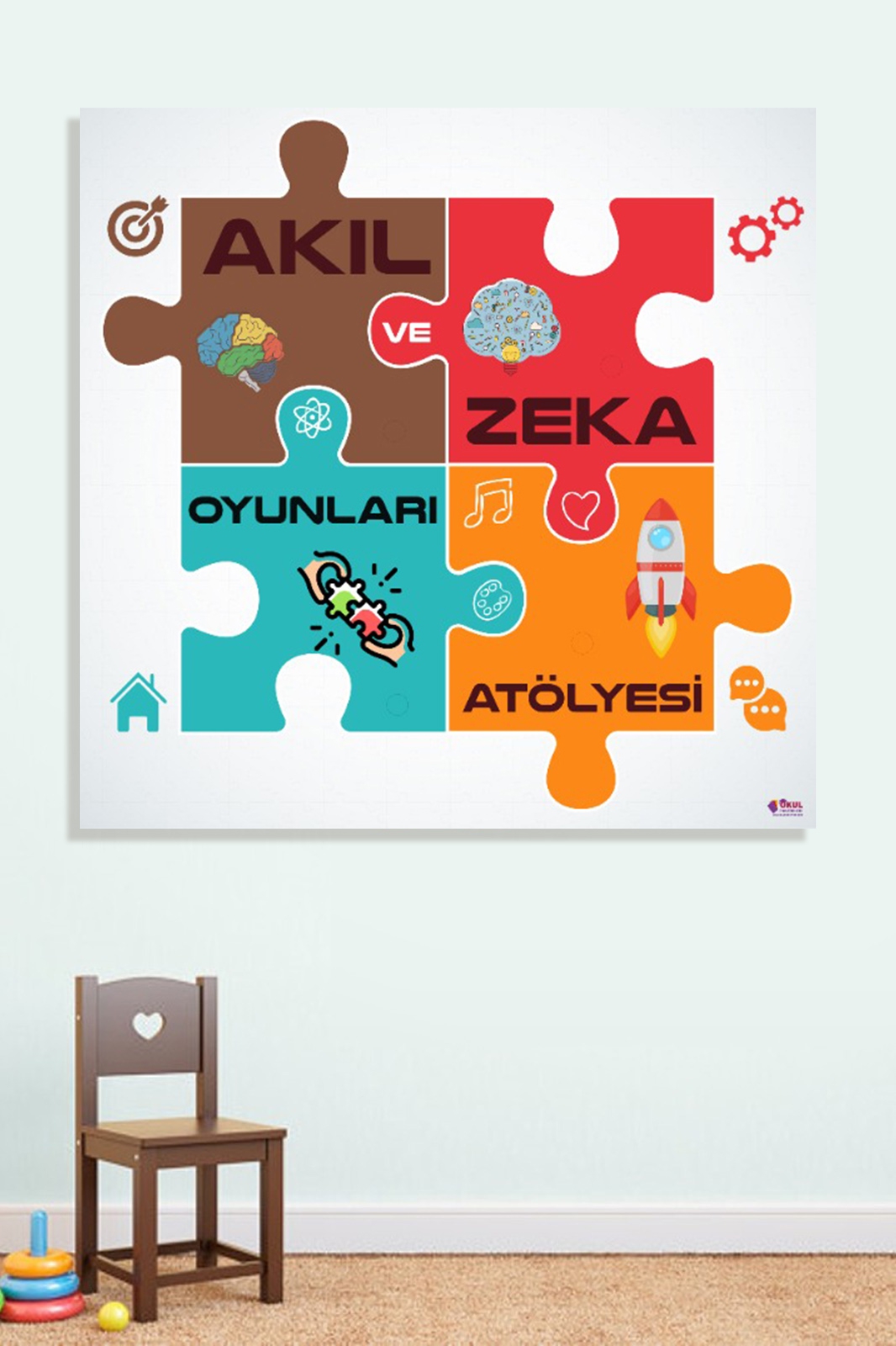 Akıl Zeka Oyunları Okul Posteri 7