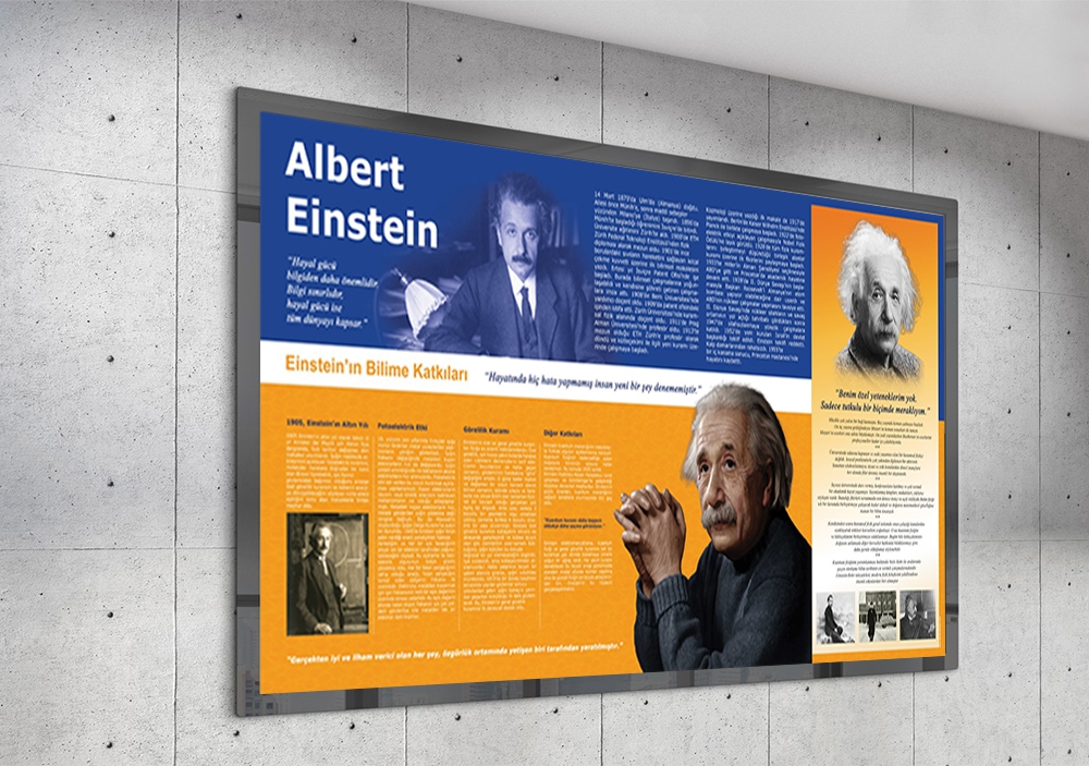 Albert Einstein Okul Posteri