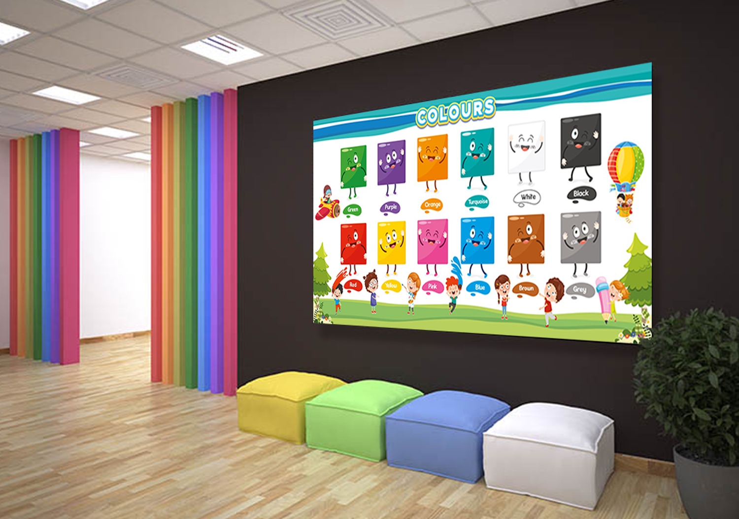 Colours Okul Posteri