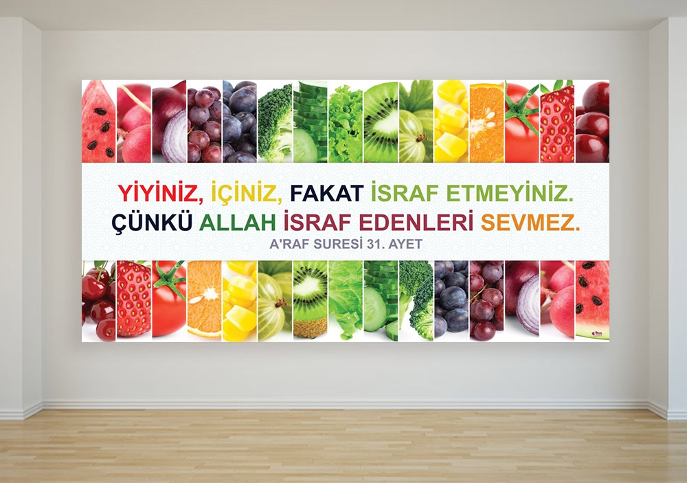 İsraf Eğitimi Afişi 2