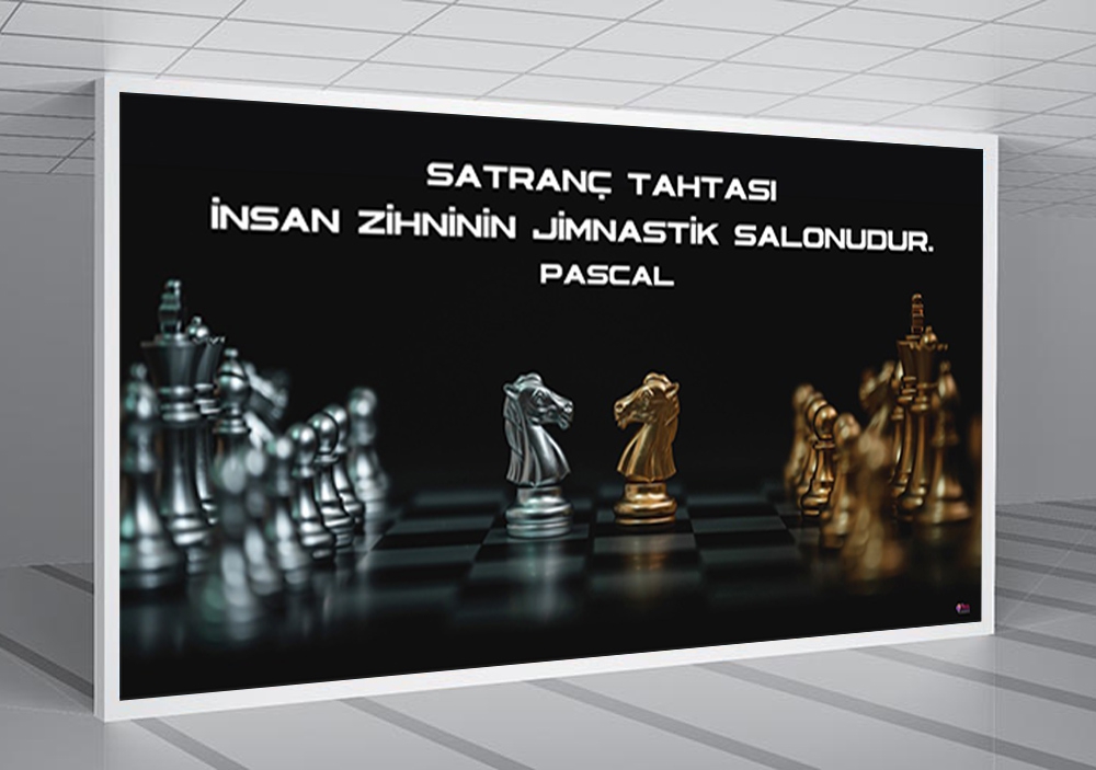 Satranç Okul Posteri 4