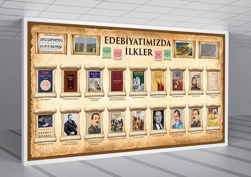Edebiyatımızda İlkler 2 Okul Afişi