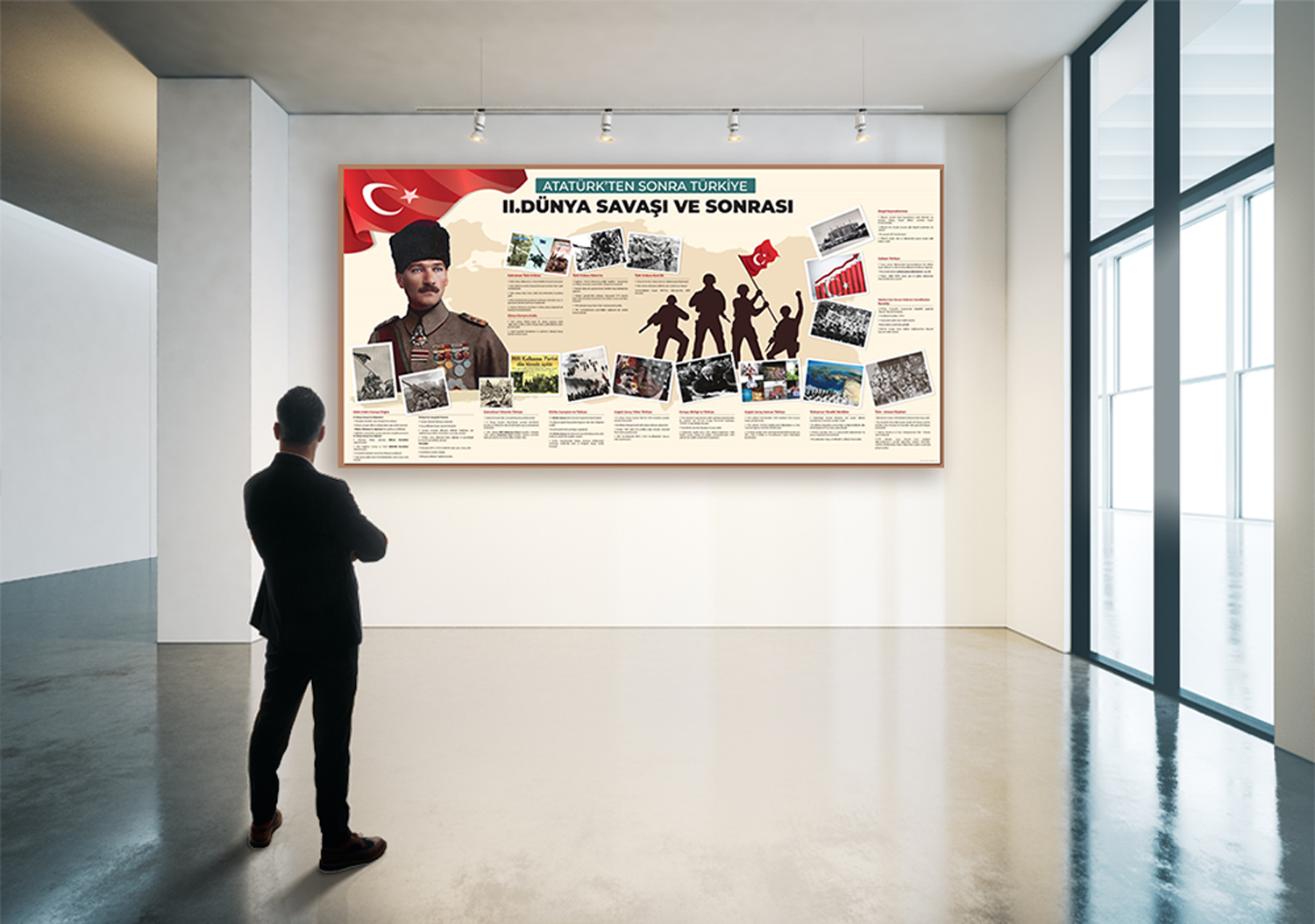 Atatürk’ten Sonra 2. Dünya Savaşı ve Sonrası Okul Posteri