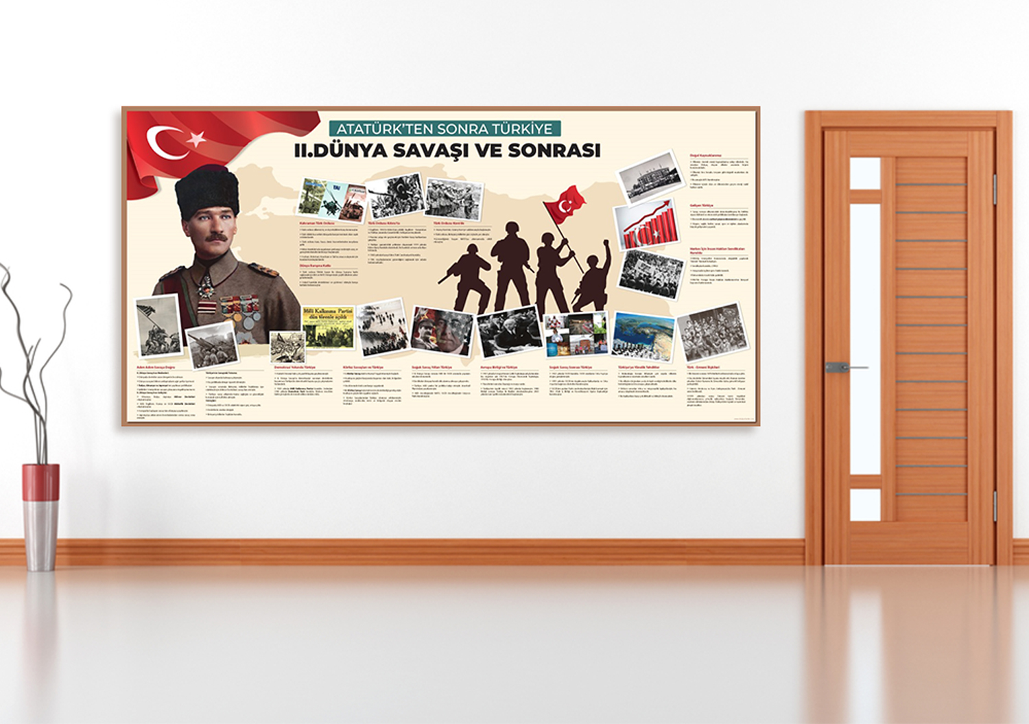 Atatürk’ten Sonra 2. Dünya Savaşı ve Sonrası Okul Posteri