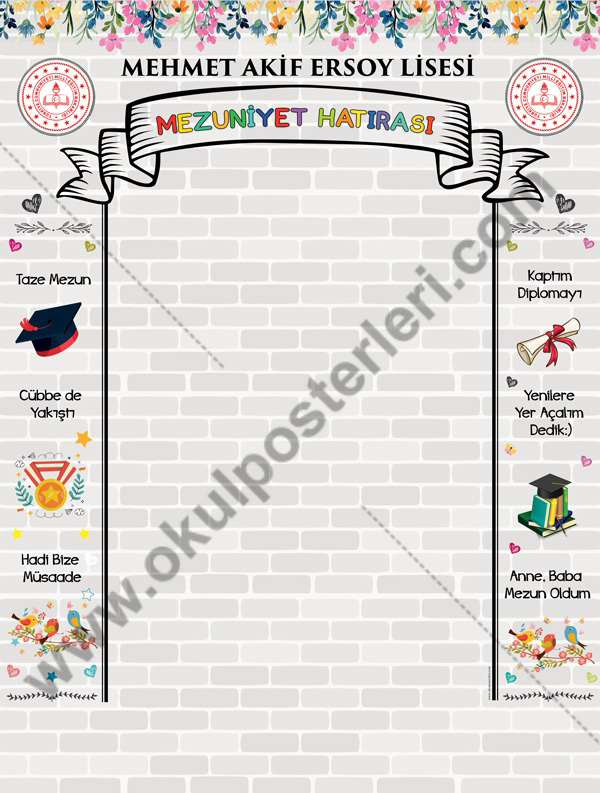 Mezuniyet Hatıra Brandası 9