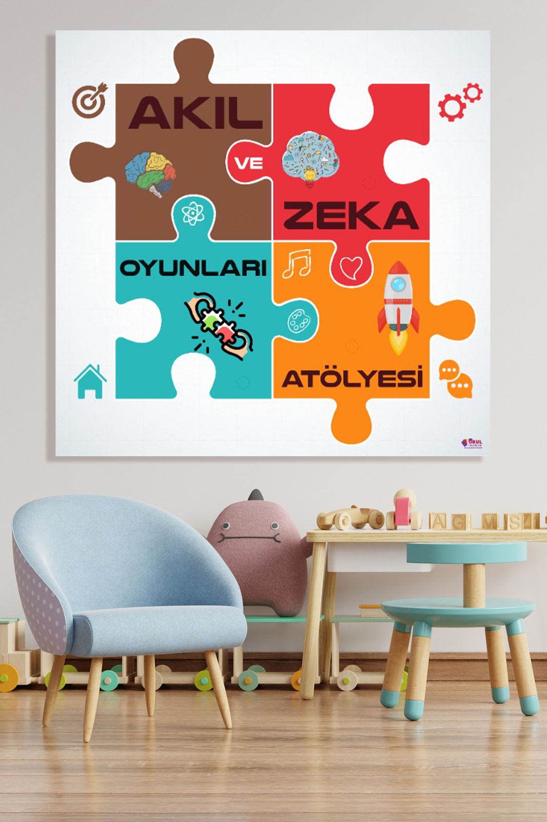 Akıl Zeka Oyunları Okul Posteri 7