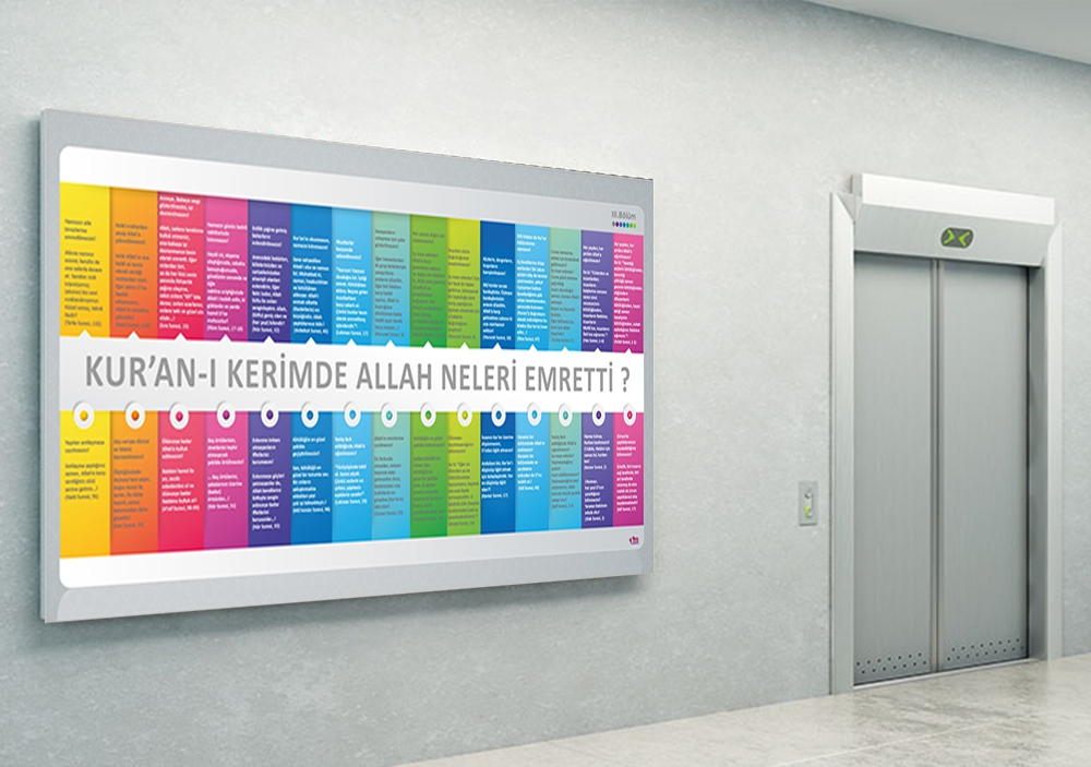 Kuran’da Allah Neleri Emretti 3 Okul Afişi