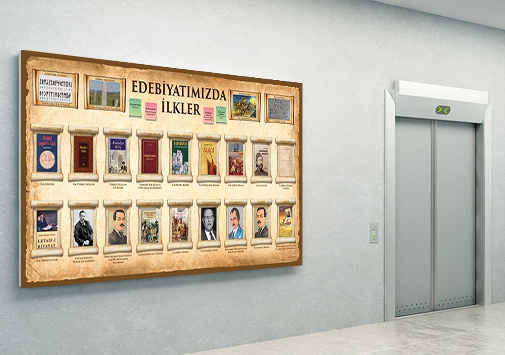 Edebiyatımızda İlkler 2 Okul Afişi