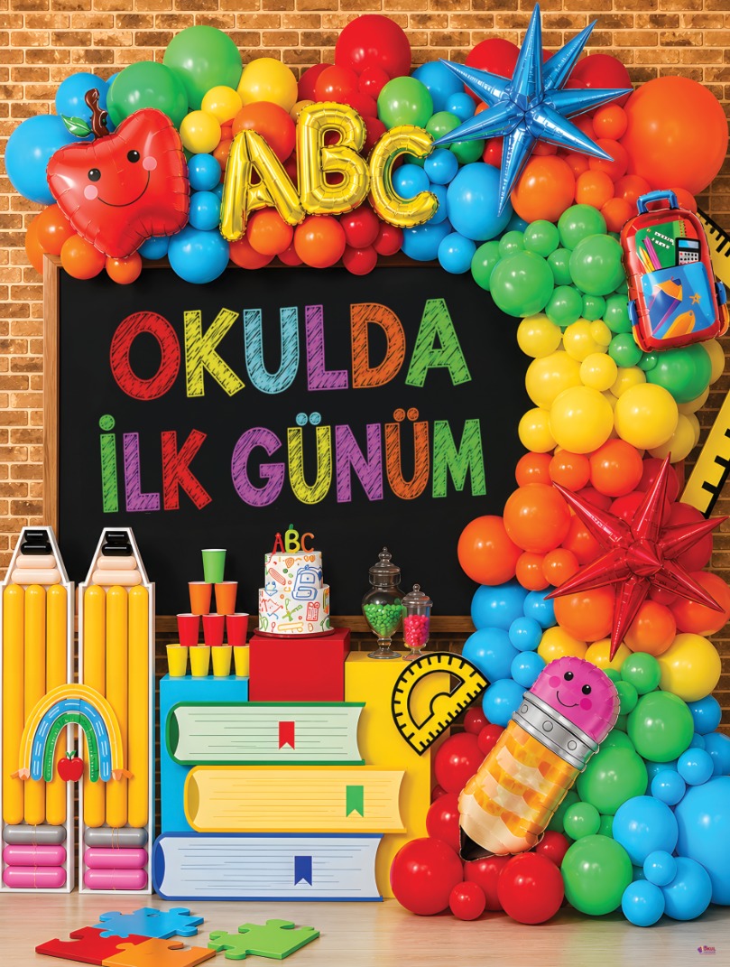 Okulumda İlk Günüm Hatırası Branda 5