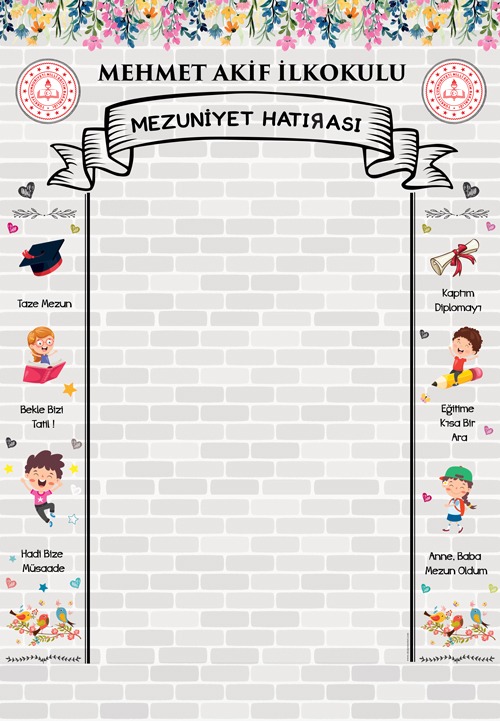 Mezuniyet Hatıra Brandası 8