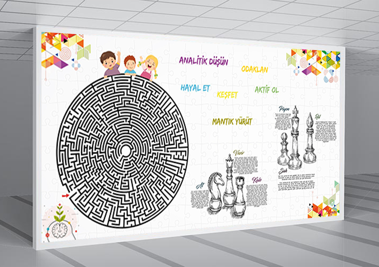 Akıl Zeka Oyunları Okul Posteri 16
