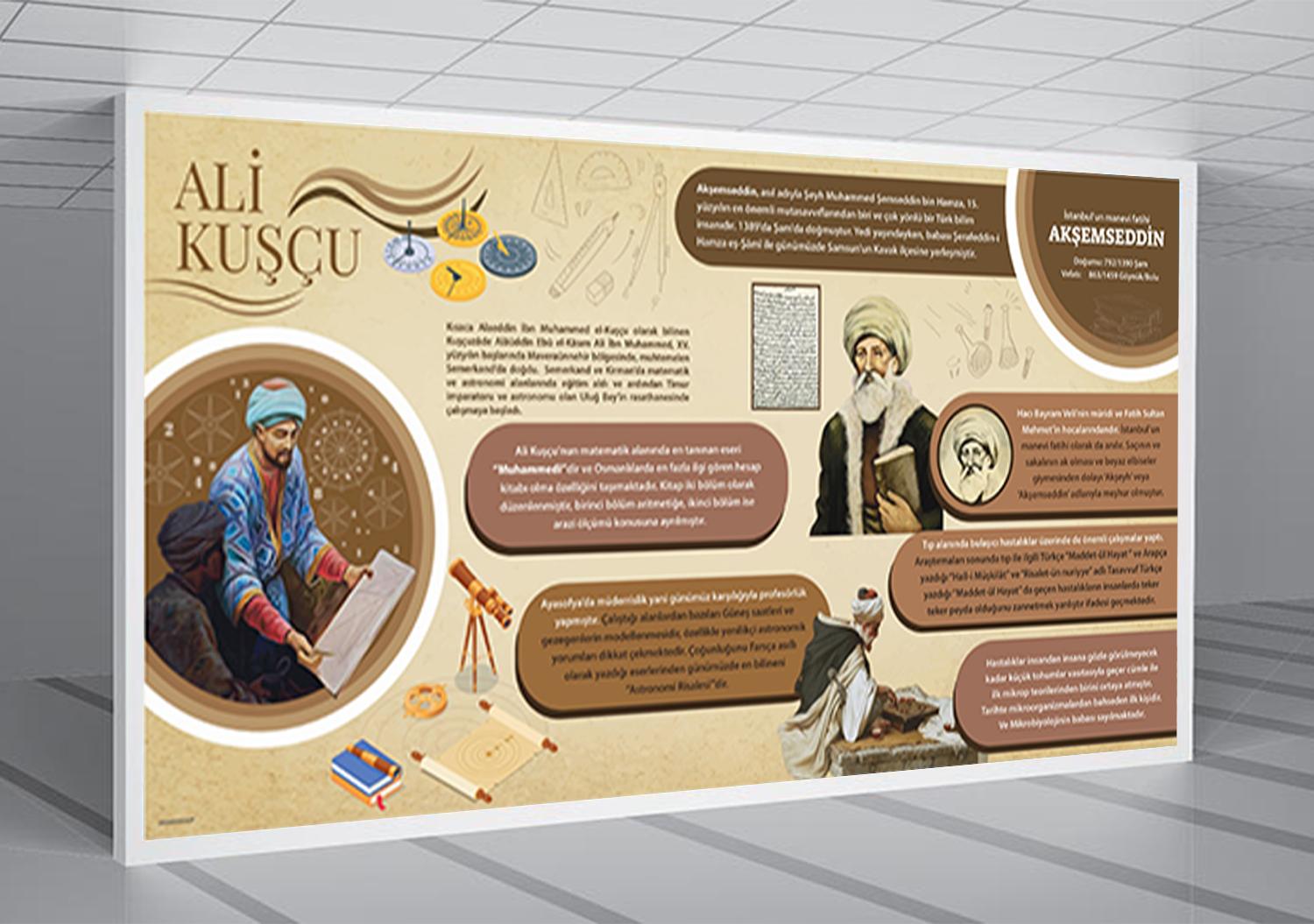 Ali Kuşçu - Akşemseddin Okul Posteri