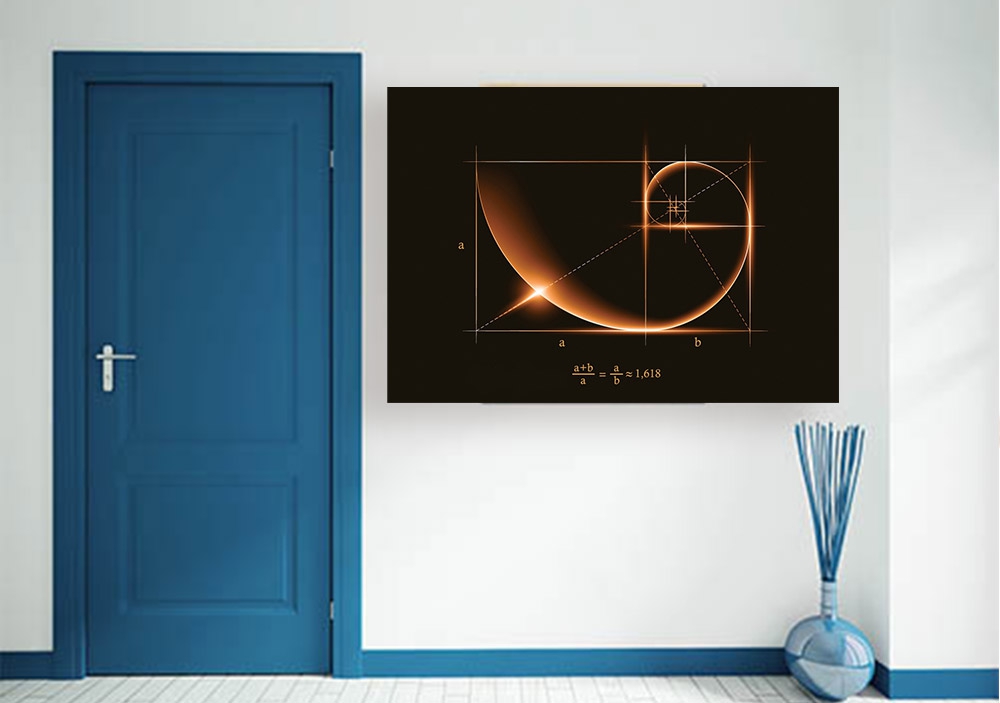 Matematik Altın Oran Okul Posteri