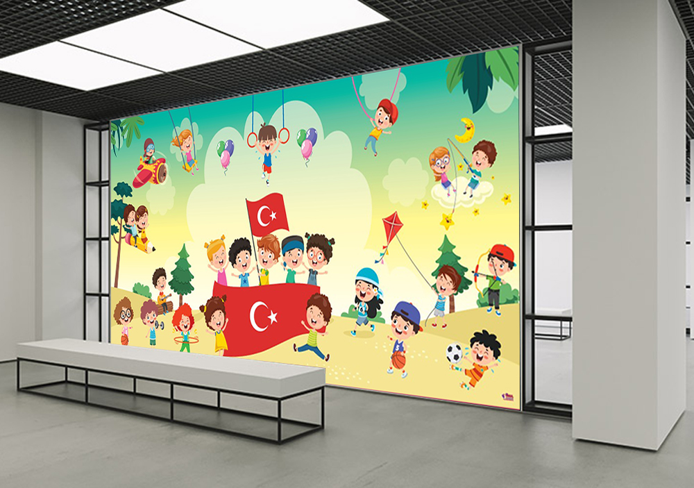 Bayraklı Mutlu Çocuklar Anaokulu Posteri
