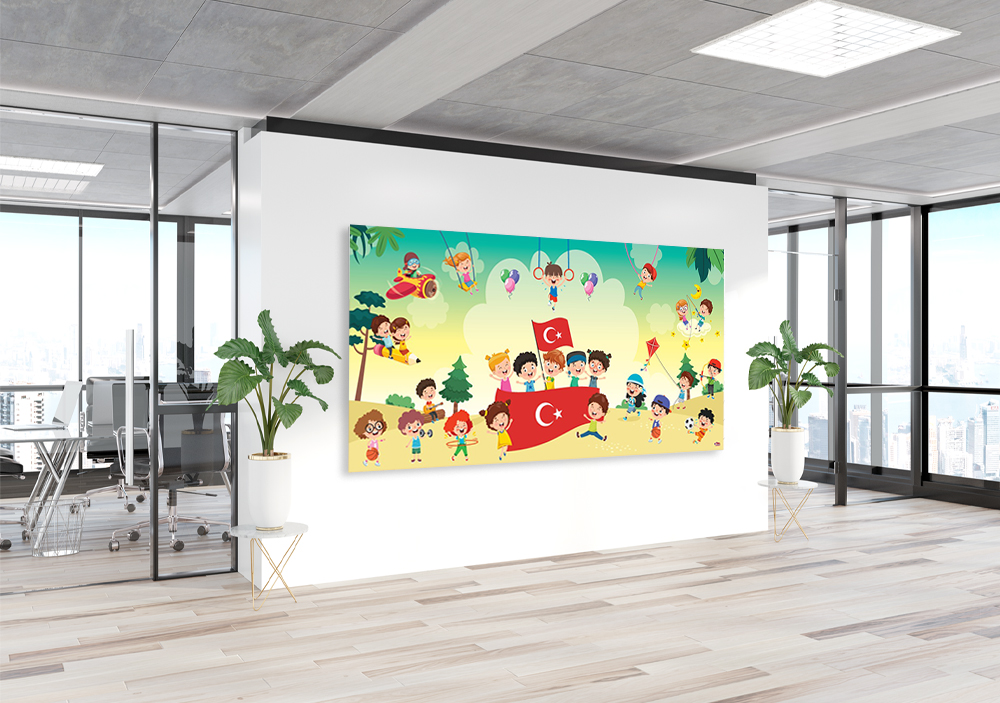 Bayraklı Mutlu Çocuklar Anaokulu Posteri