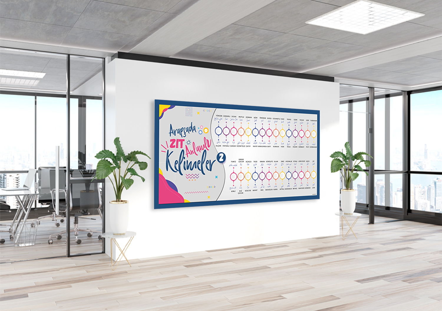 Arapça Zıt Anlamlı Kelimeler Posteri-2