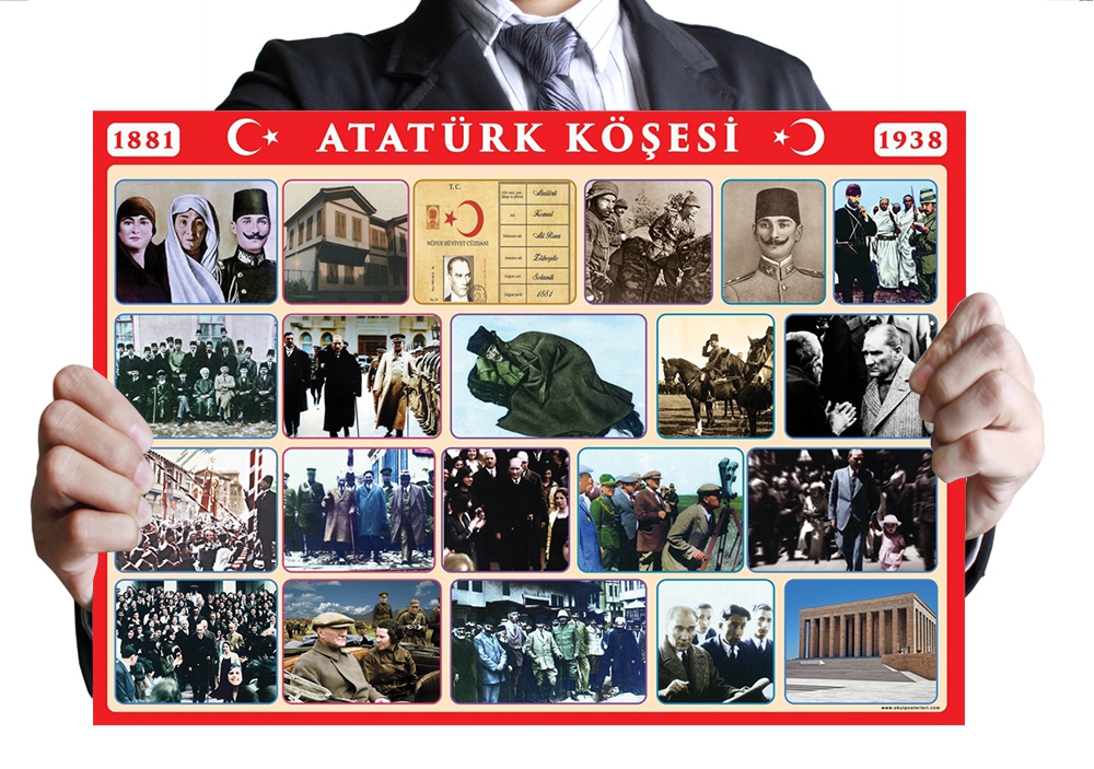 Atatürk Köşesi 5 Okul Posteri