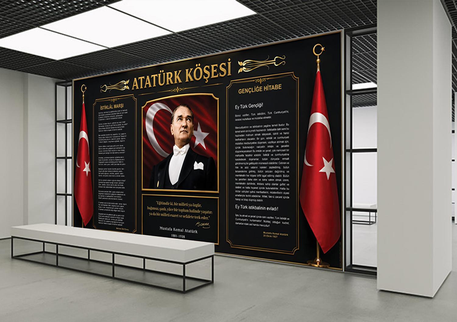 Atatürk Köşesi Okul Posteri 28