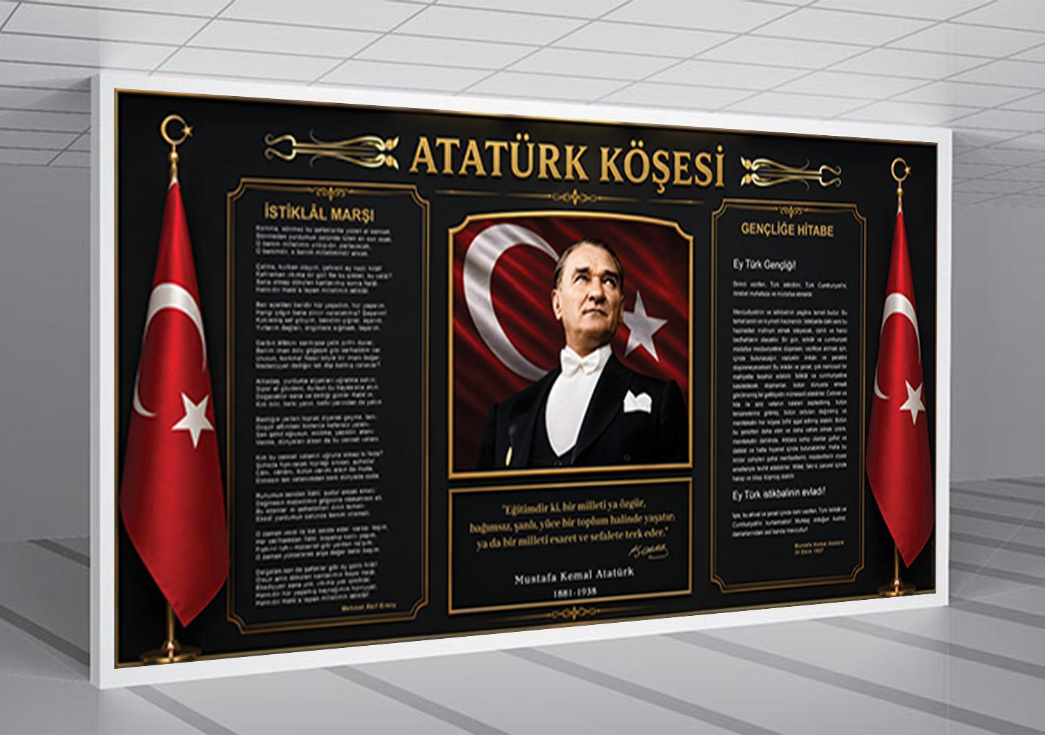 Atatürk Köşesi Okul Posteri 28