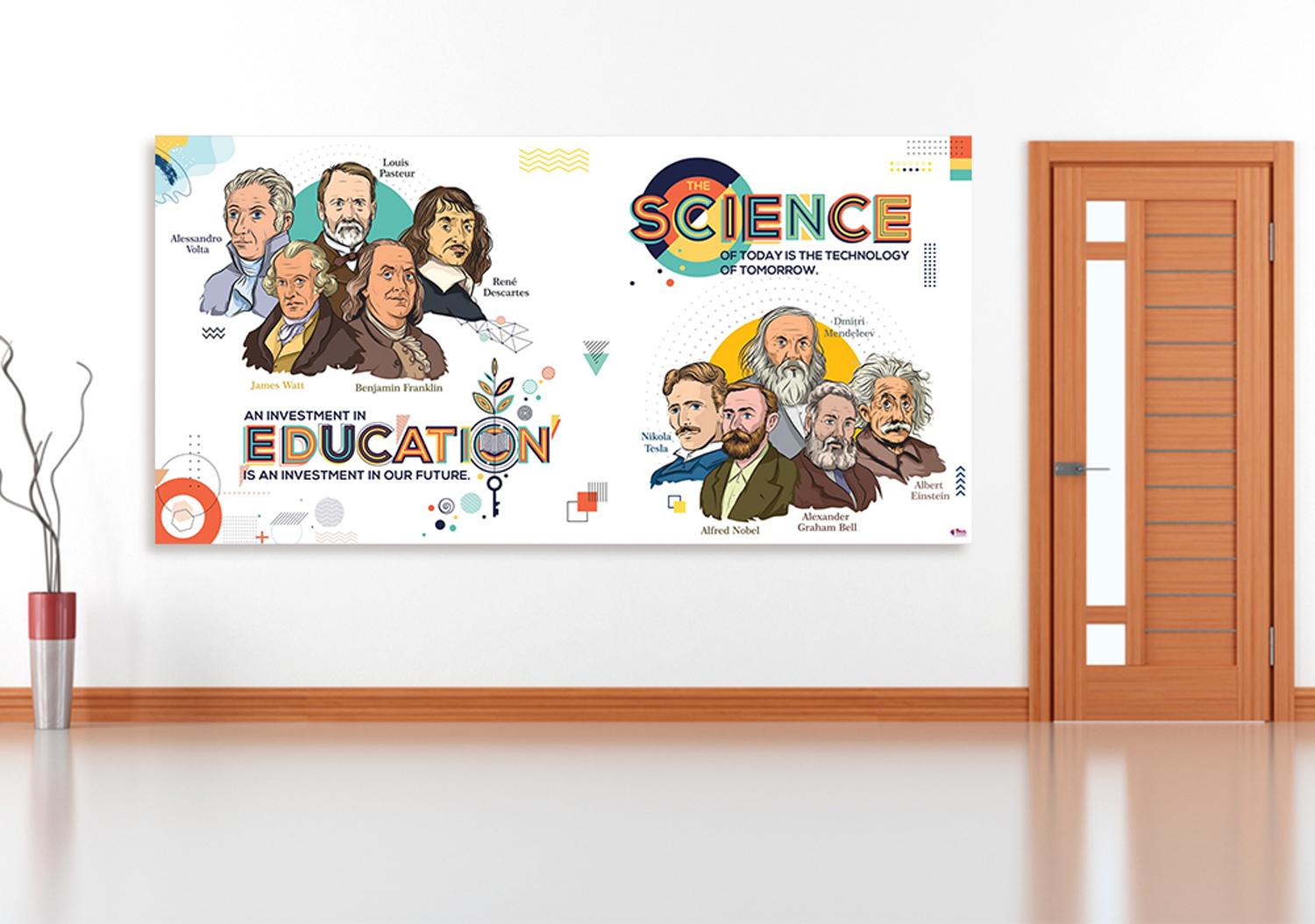 Bilimin Öncüleri Okul Posteri