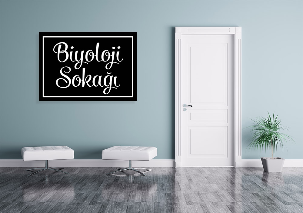 Biyoloji Sokağı Tabelası