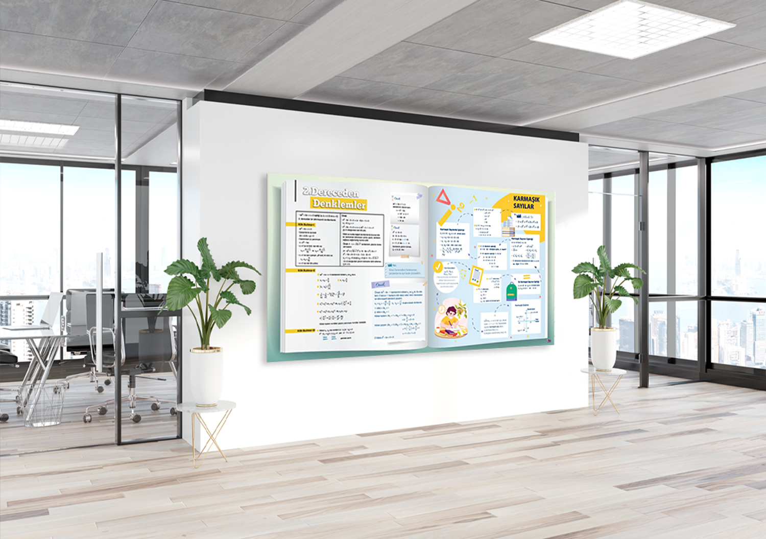 2. Dereceden Denklemler - Karmaşık Sayılar Matematik Posteri