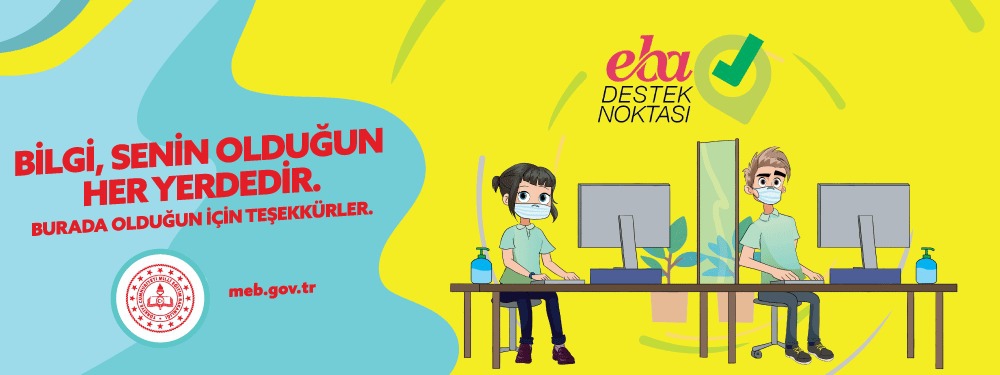 EBA Destek Noktası Afişi Lise