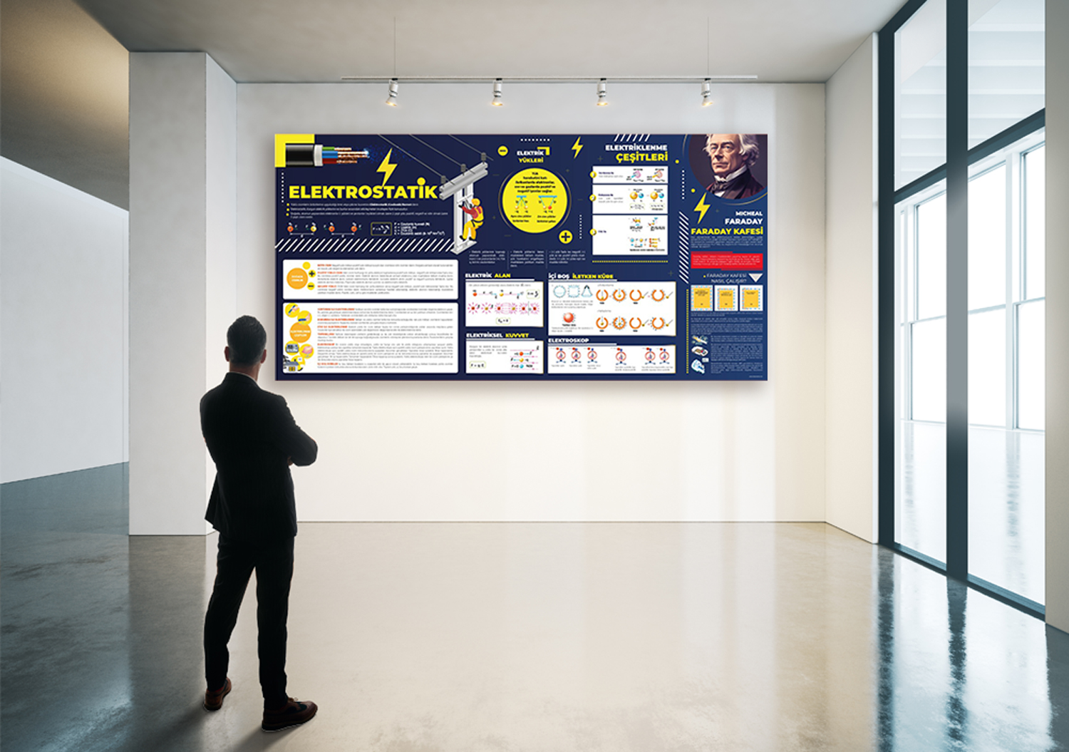 Elektrostatik Fizik Posteri