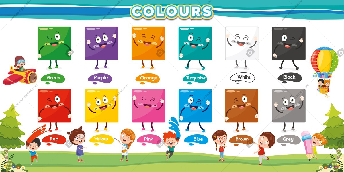 Colours Okul Posteri
