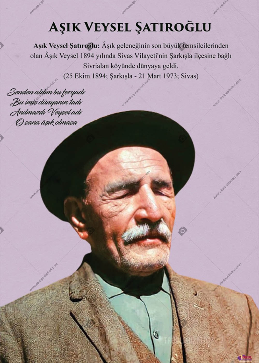 Aşık Veysel Afişi 2