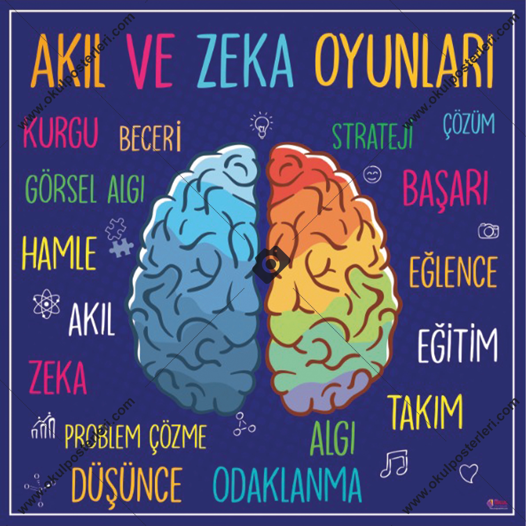 Akıl Zeka Oyunları Okul Posteri 9
