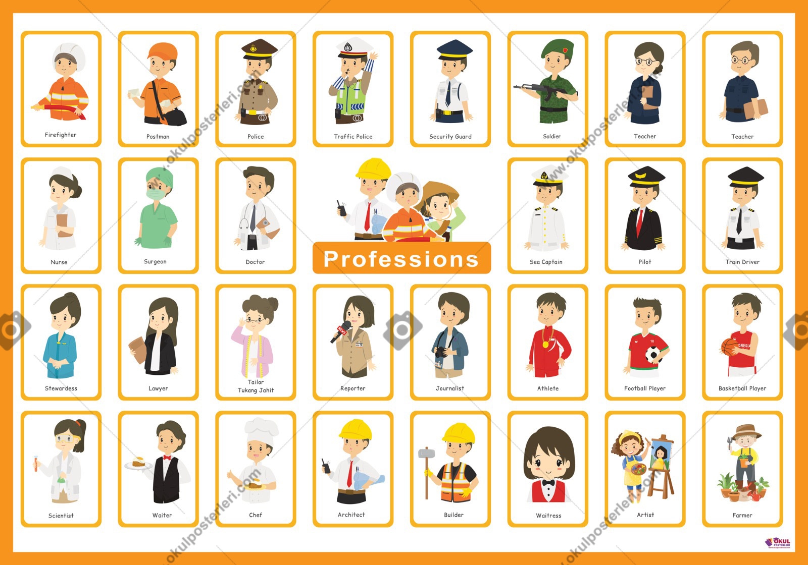 Professions-2 Okul Afişi