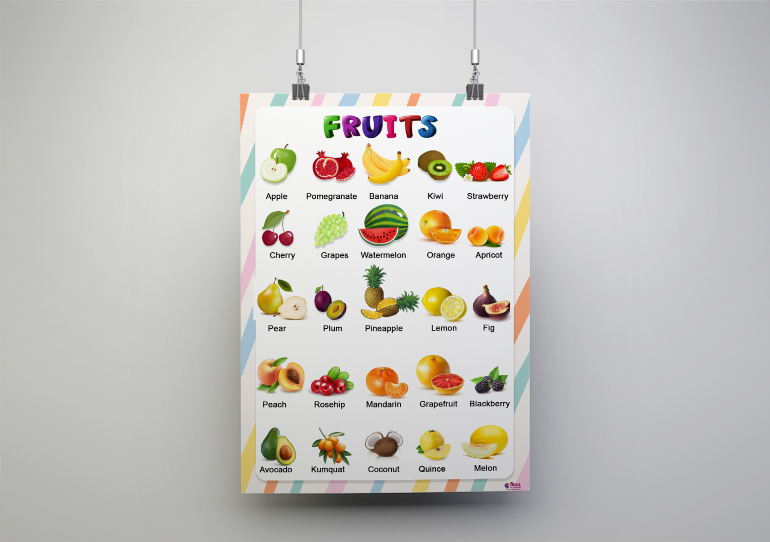 Fruits Okul Posteri