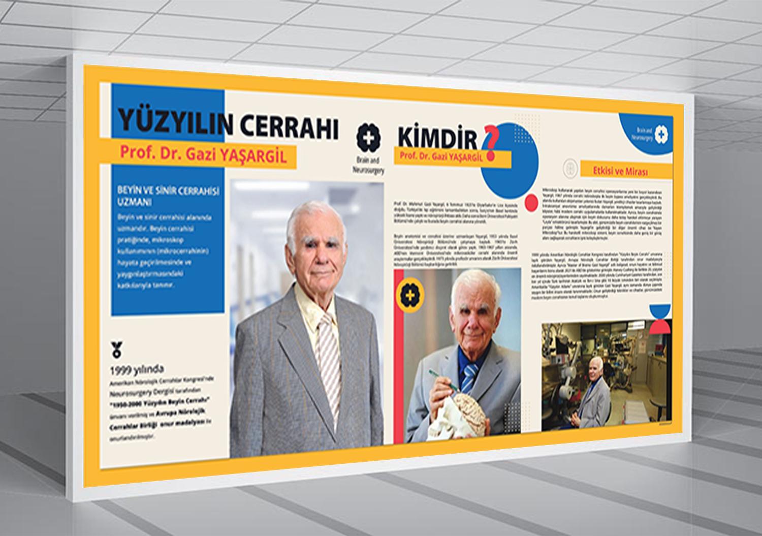 Gazi Yaşargil  Okul Posteri