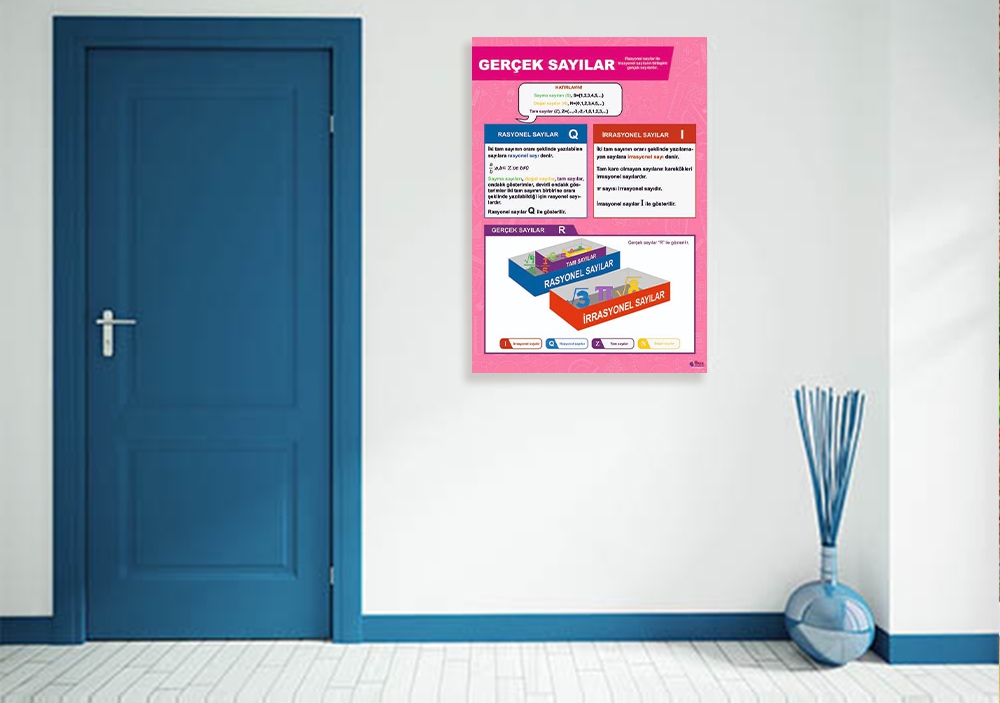 Gerçek Sayılar Matematik Posteri