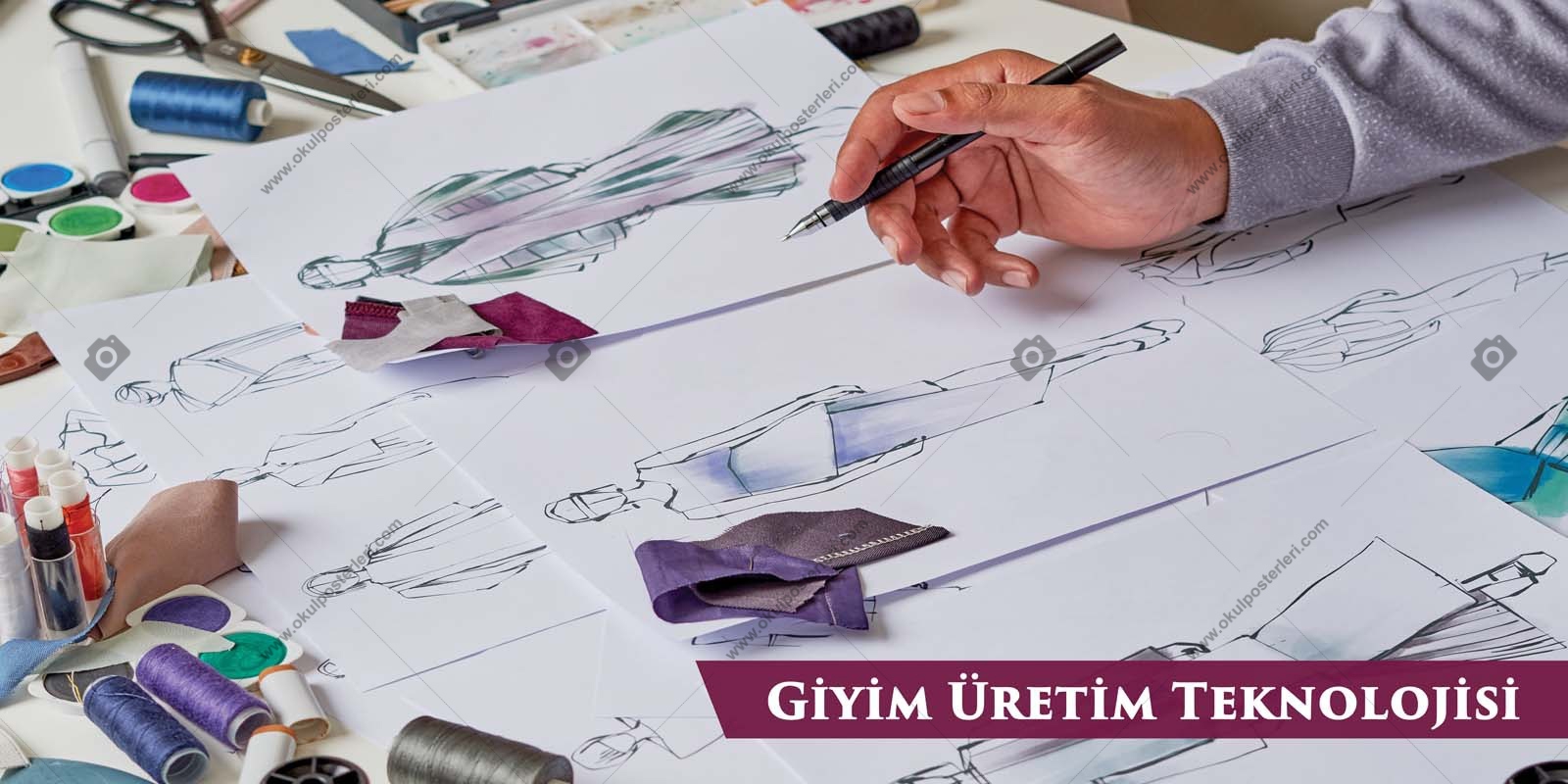 Giyim Üretim Teknolojisi Okul Posteri