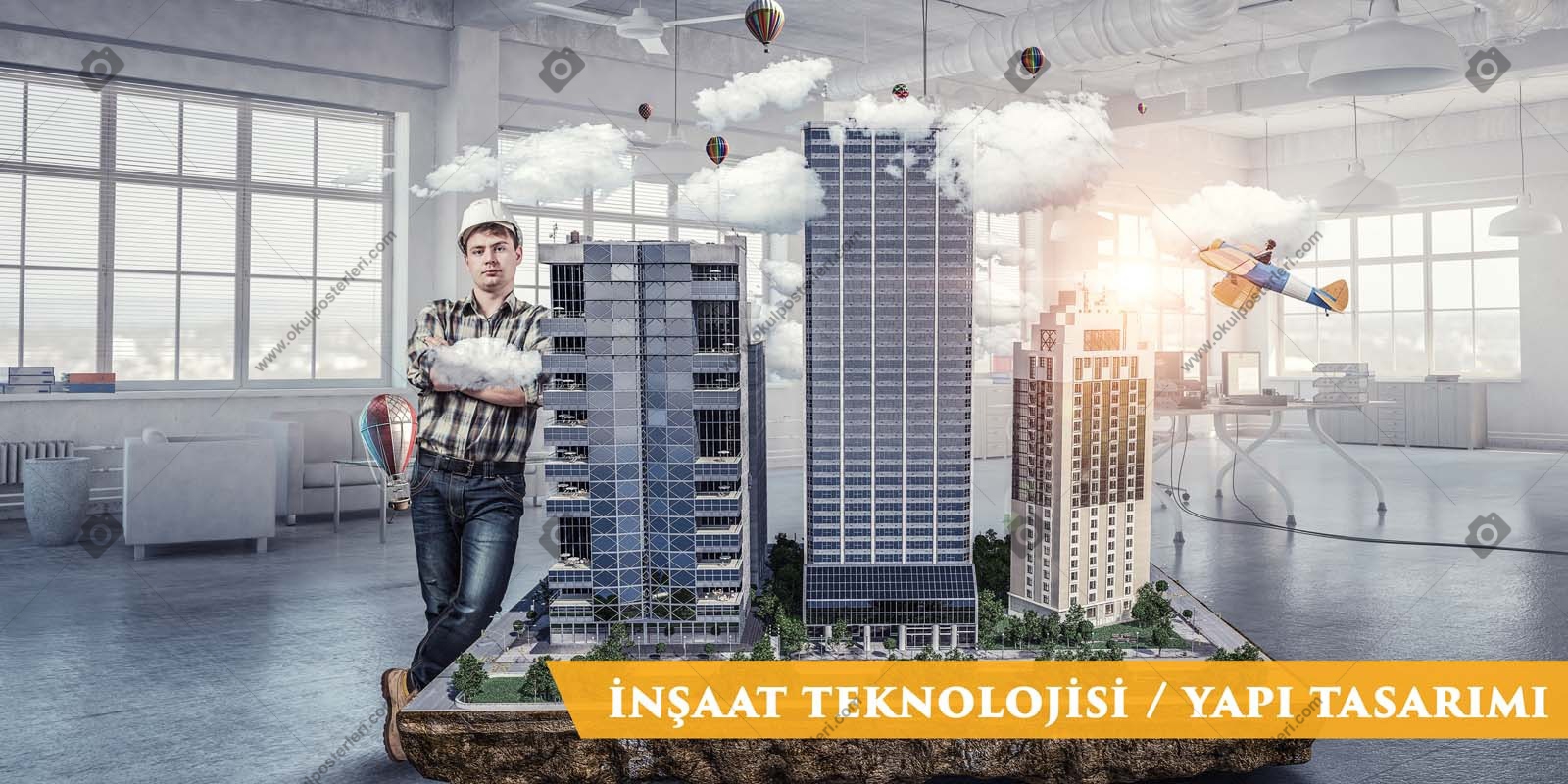 İnşaat Teknolojisi Okul Posteri