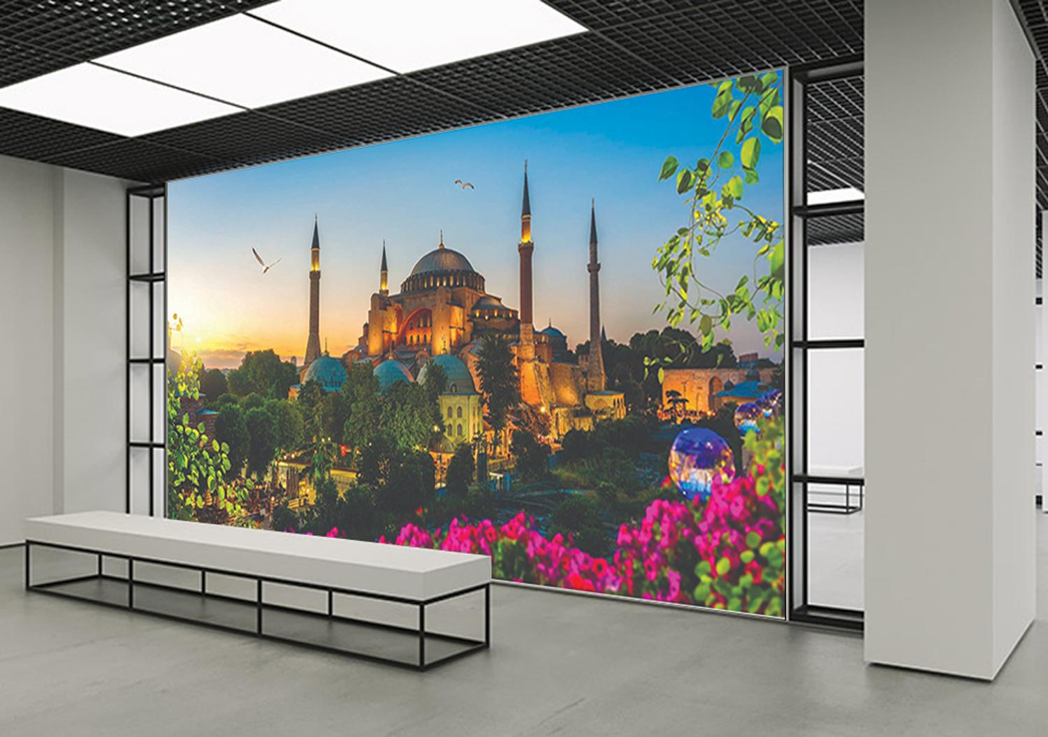 İstanbul Manzarası 9 Kız Kulesi Okul Posteri