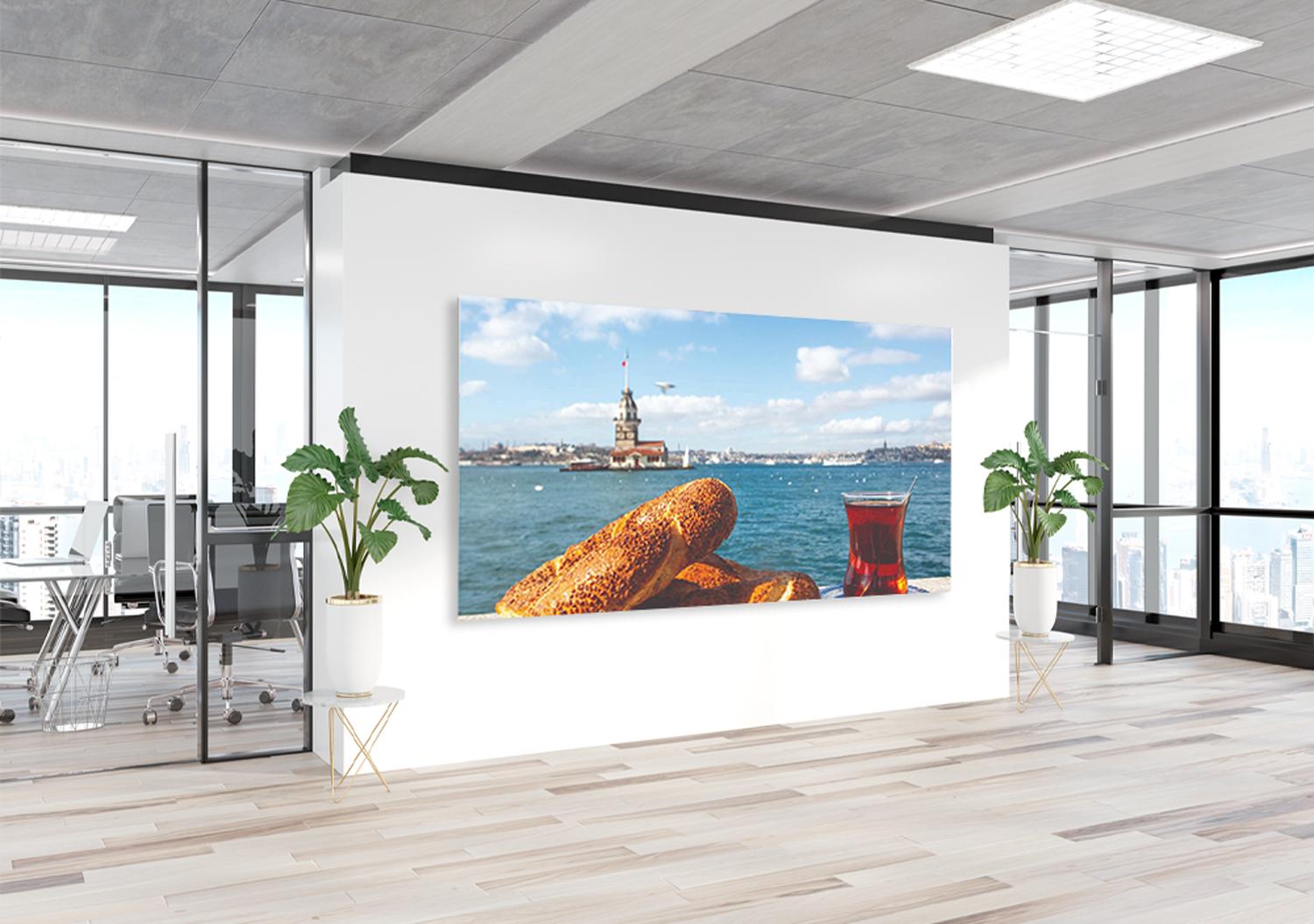 İstanbul Manzarası 4 Kız Kulesi Okul Posteri