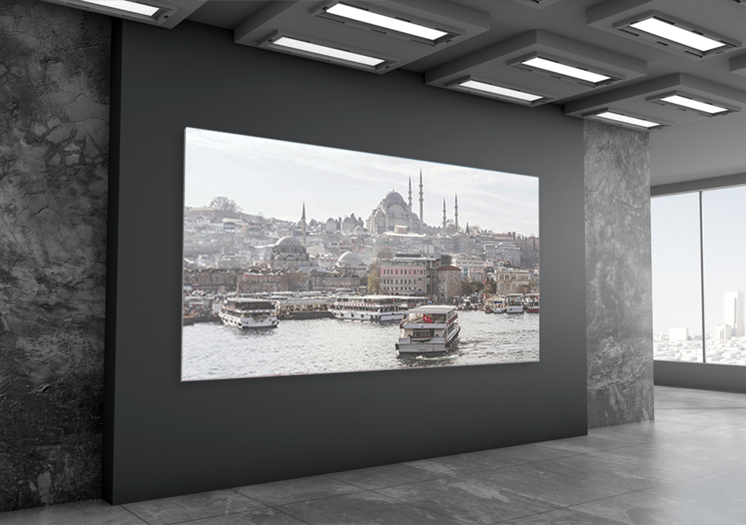 İstanbul Manzarası 10 Okul Posteri