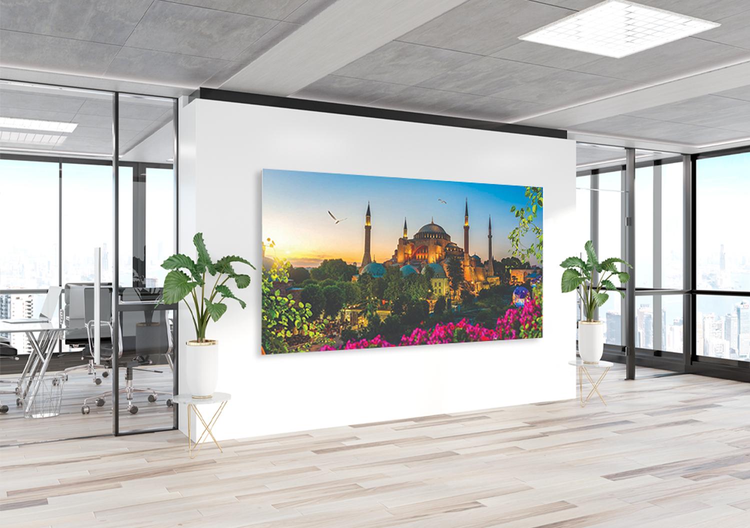 İstanbul Manzarası 3 Ayasofya Okul Posteri