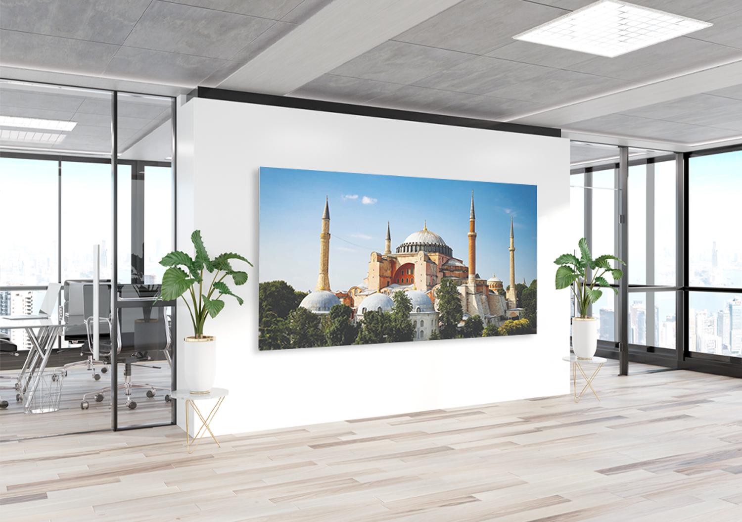 İstanbul Manzarası 7 Ayasofya Okul Posteri