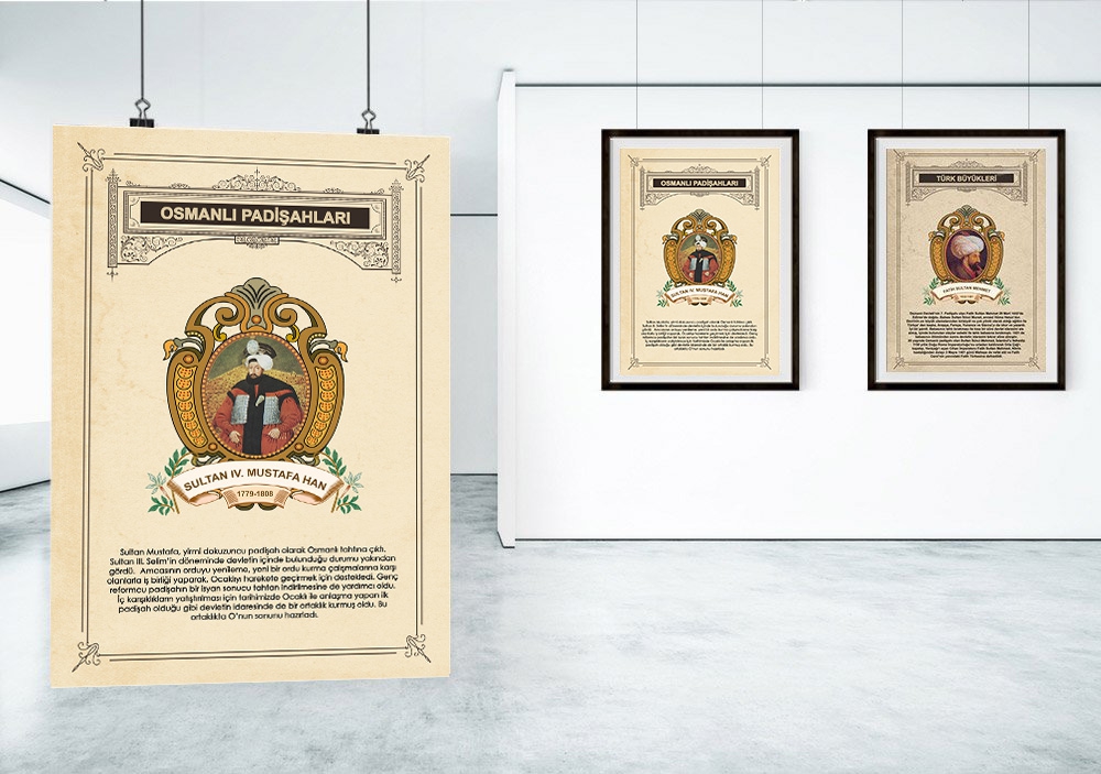 SULTAN IV. MUSTAFA HAN OKUL POSTERİ